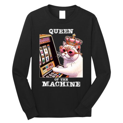 Queen Of The Slot Machine Casino Gambling Lover Long Sleeve Shirt
