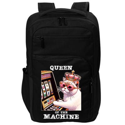 Queen Of The Slot Machine Casino Gambling Lover Impact Tech Backpack