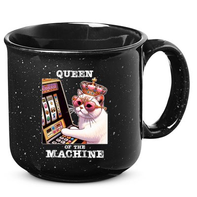 Queen Of The Slot Machine Casino Gambling Lover 15oz Campfire Ceramic Mug