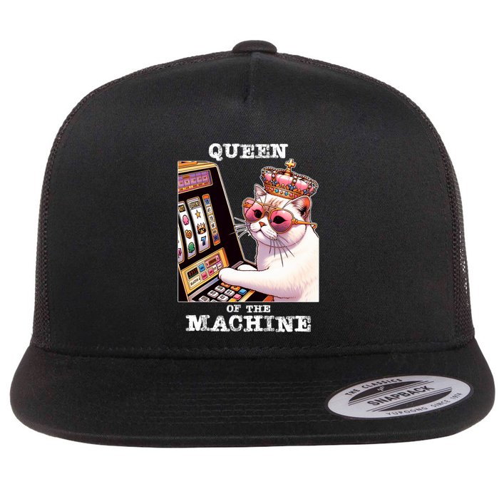 Queen Of The Slot Machine Casino Gambling Lover Flatbill Hat