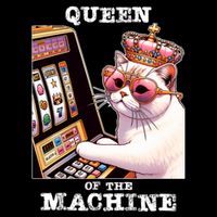 Queen Of The Slot Machine Casino Gambling Lover Flatbill Hat