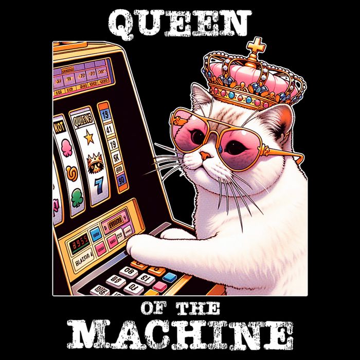 Queen Of The Slot Machine Casino Gambling Lover Flatbill Hat
