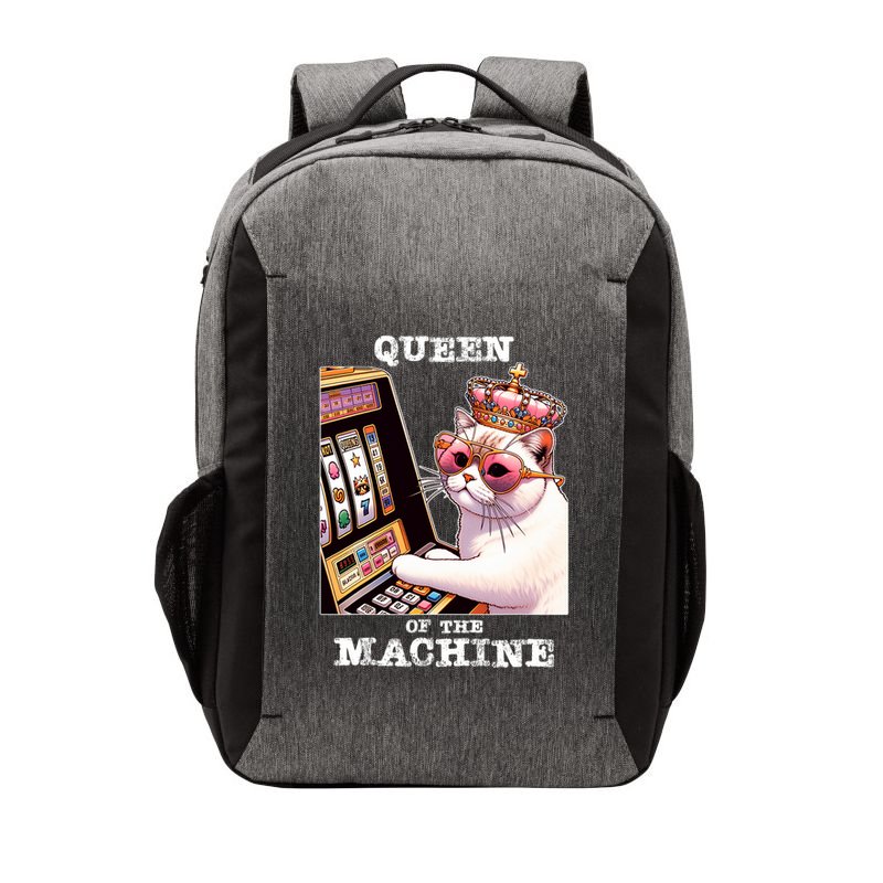 Queen Of The Slot Machine Casino Gambling Lover Vector Backpack