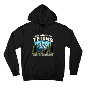 Queen Of The Tetons Grizzly 399 National Park Bear Lover Hoodie