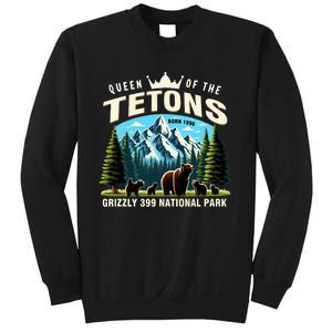 Queen Of The Tetons Grizzly 399 National Park Bear Lover Sweatshirt