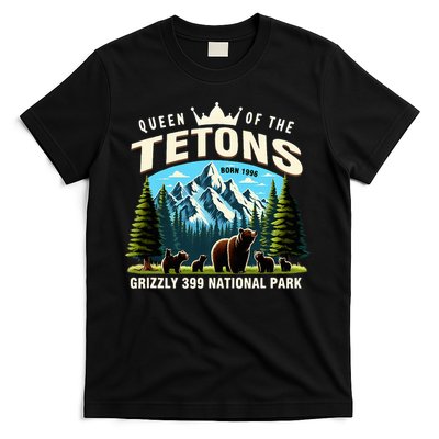 Queen Of The Tetons Grizzly 399 National Park Bear Lover T-Shirt
