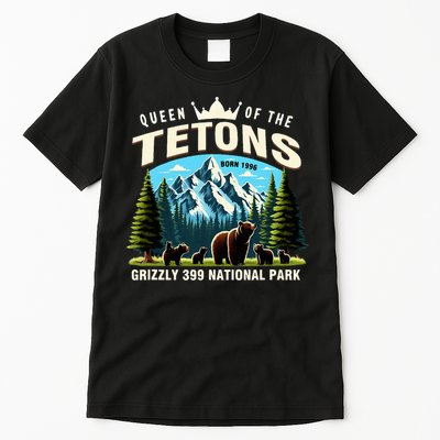 Queen Of The Tetons Grizzly 399 National Park Bear Lover Tall T-Shirt