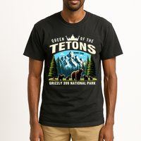Queen Of The Tetons Grizzly 399 National Park Bear Lover Tall T-Shirt