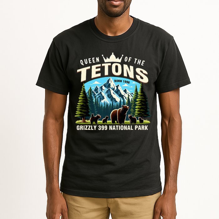 Queen Of The Tetons Grizzly 399 National Park Bear Lover Tall T-Shirt