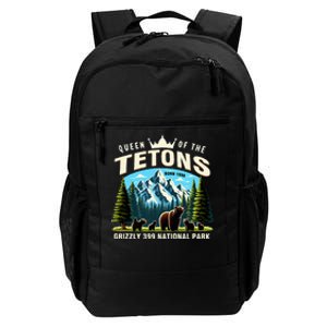 Queen Of The Tetons Grizzly 399 National Park Bear Lover Daily Commute Backpack