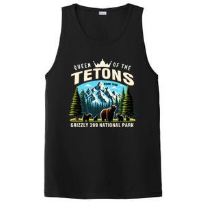 Queen Of The Tetons Grizzly 399 National Park Bear Lover PosiCharge Competitor Tank