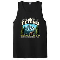 Queen Of The Tetons Grizzly 399 National Park Bear Lover PosiCharge Competitor Tank