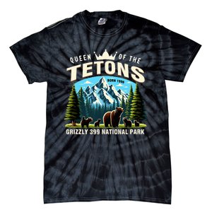 Queen Of The Tetons Grizzly 399 National Park Bear Lover Tie-Dye T-Shirt