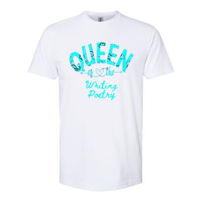 Queen Of Writing Poetry Funny Gift Softstyle CVC T-Shirt