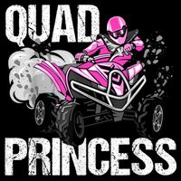 Quad Princess ATV 4 Wheeler Quad Offroad Mud MX Girls Drawstring Bag
