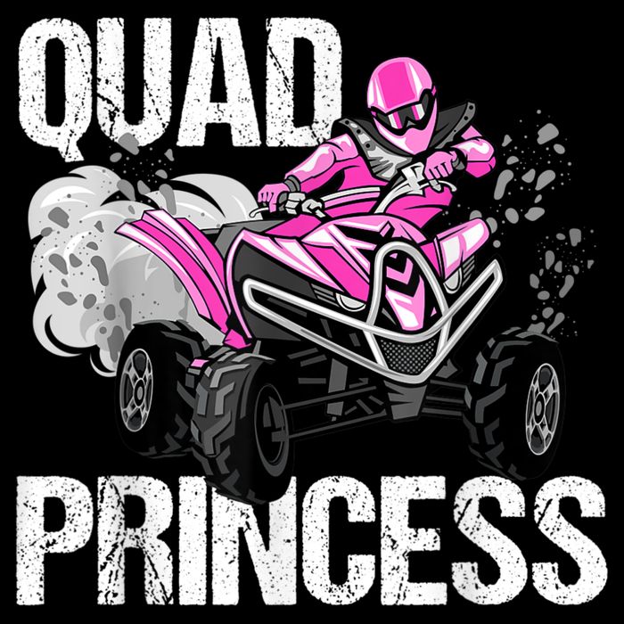 Quad Princess ATV 4 Wheeler Quad Offroad Mud MX Girls Drawstring Bag