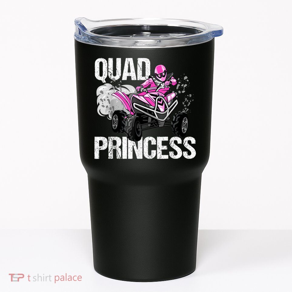 Quad Princess ATV 4 Wheeler Quad Offroad Mud MX Girls Tumbler