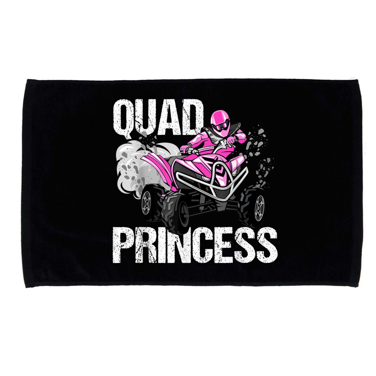 Quad Princess ATV 4 Wheeler Quad Offroad Mud MX Girls Microfiber Hand Towel