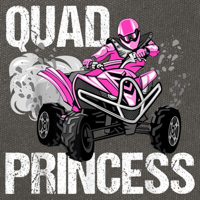 Quad Princess ATV 4 Wheeler Quad Offroad Mud MX Girls Cotton Canvas Backpack