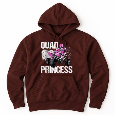 Quad Princess ATV 4 Wheeler Quad Offroad Mud MX Girls Hoodie