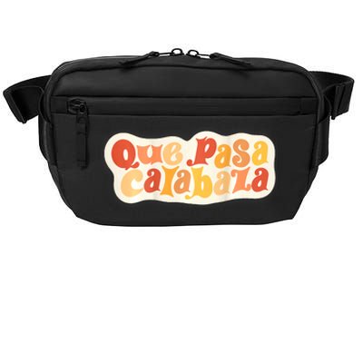 Que Pasa Calabaza Retro Groovy Pumpkin (Front & Back Design) Crossbody Pack