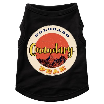 Quandary Peak Colorado Doggie Tank