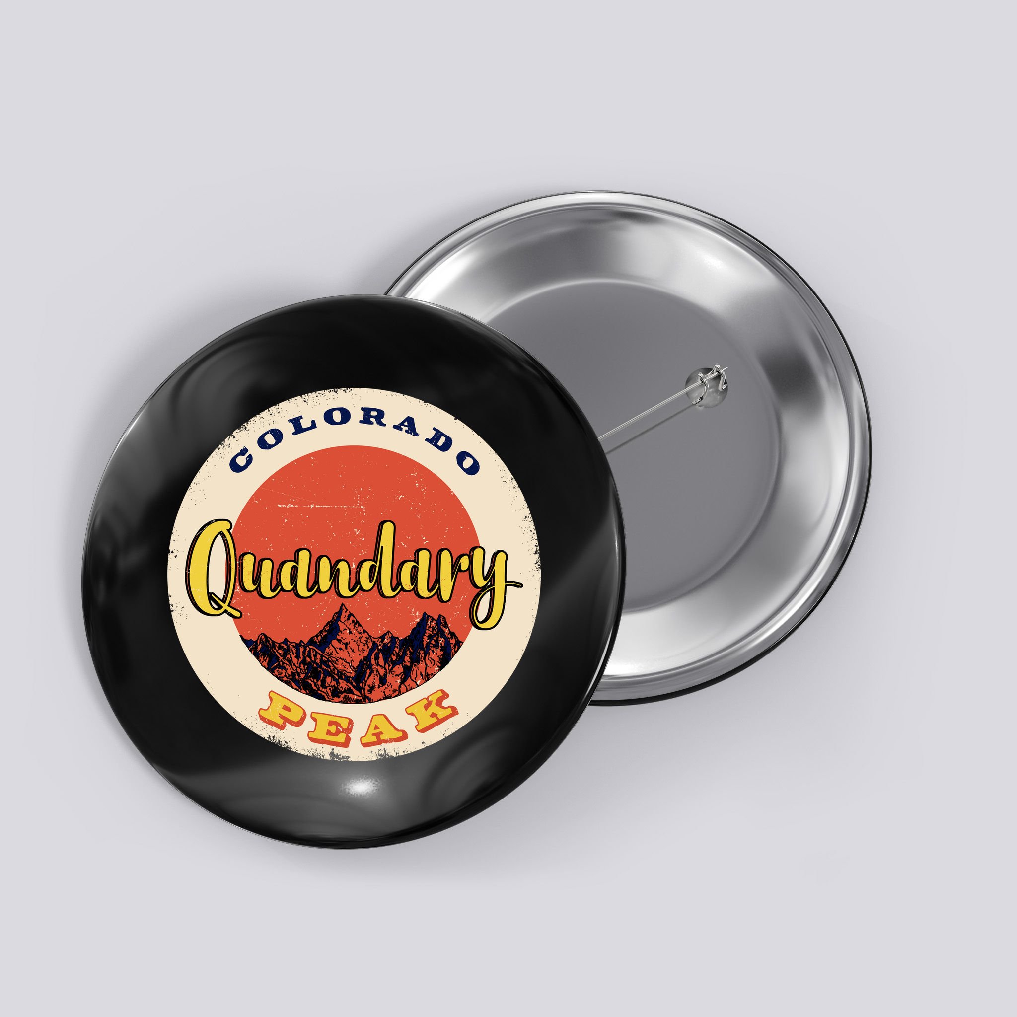 Quandary Peak Colorado Button