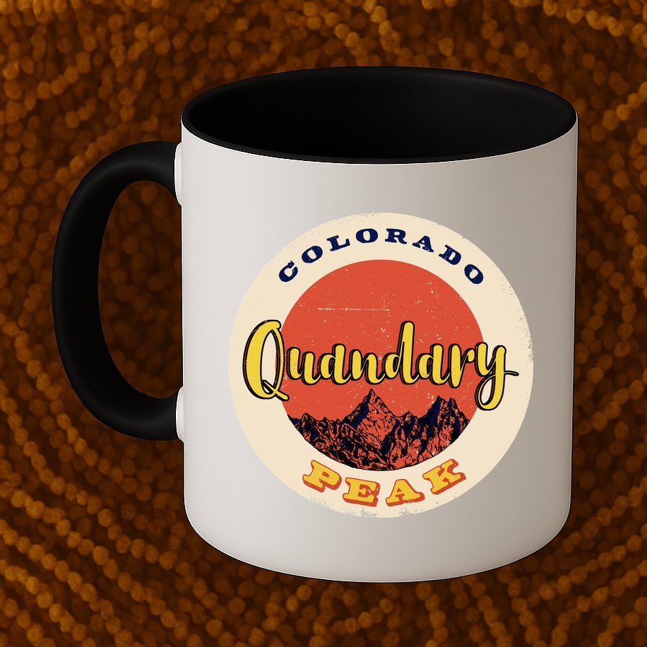 Quandary Peak Colorado Mug
