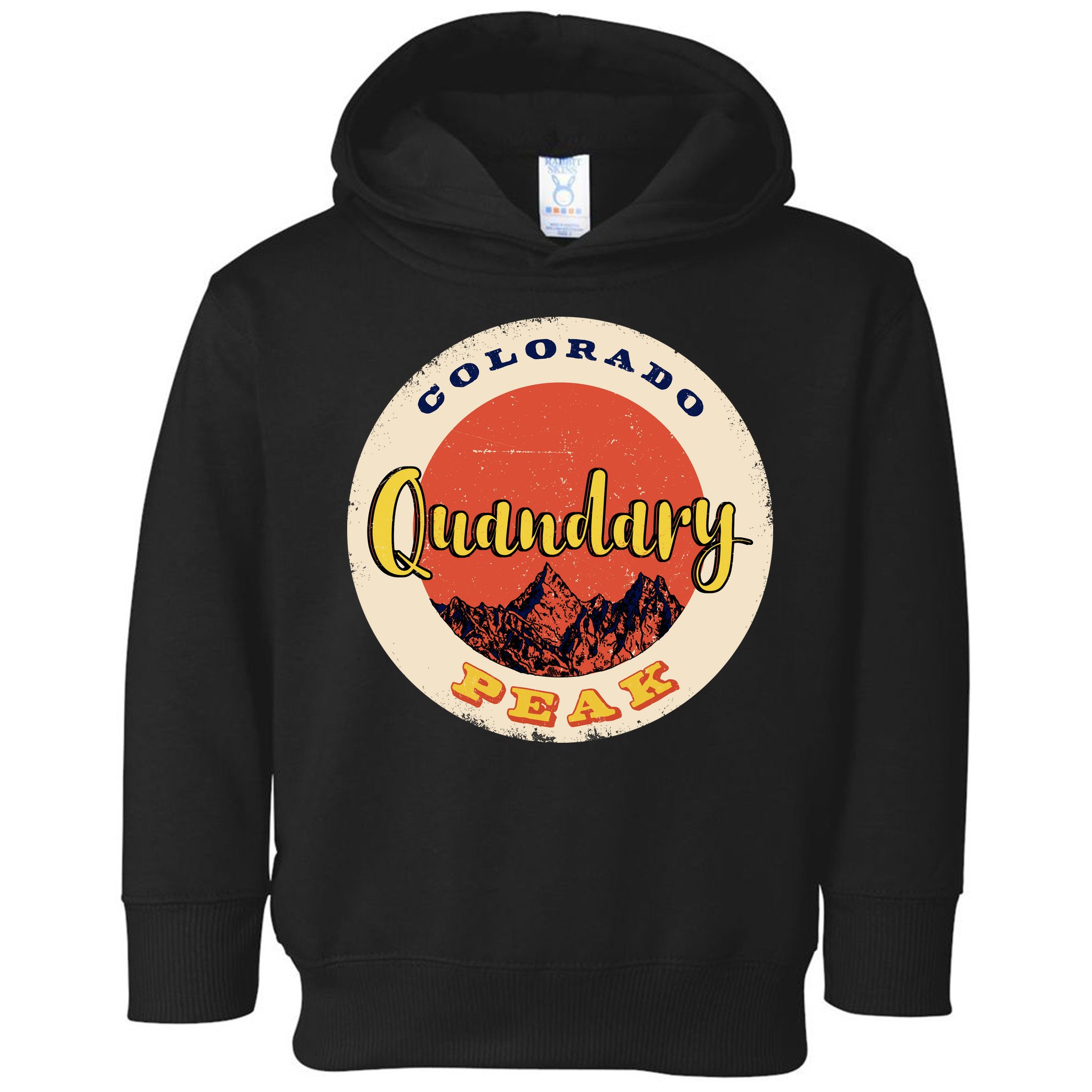 Quandary Peak Colorado Toddler Hoodie