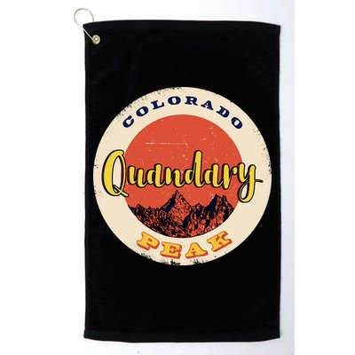 Quandary Peak Colorado Golf Towel