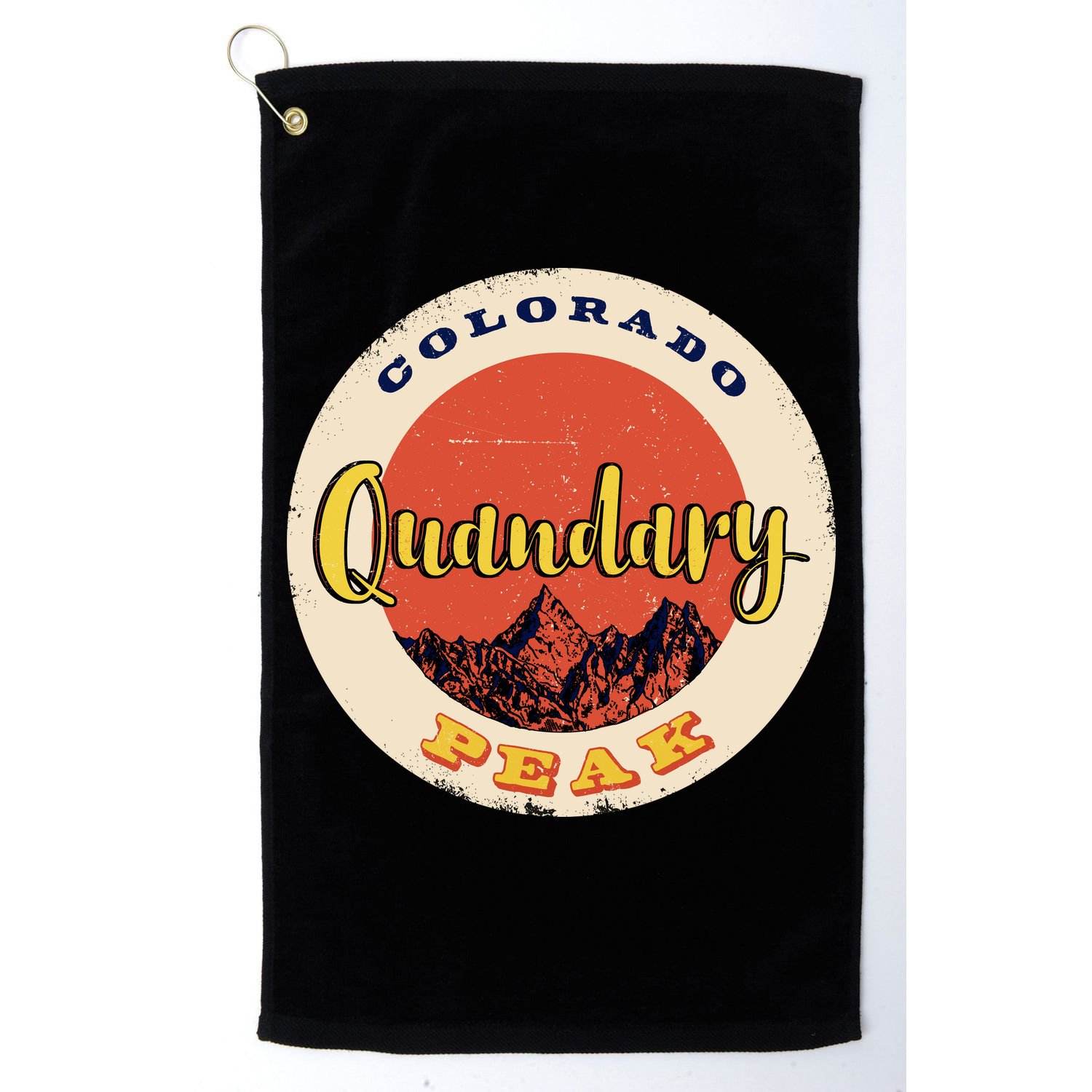 Quandary Peak Colorado Golf Towel