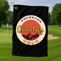 Quandary Peak Colorado Golf Towel