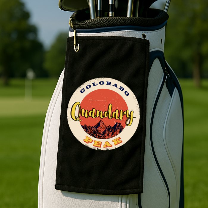 Quandary Peak Colorado Golf Towel
