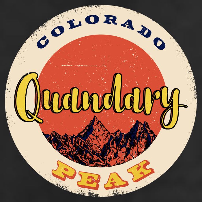 Quandary Peak Colorado Golf Towel
