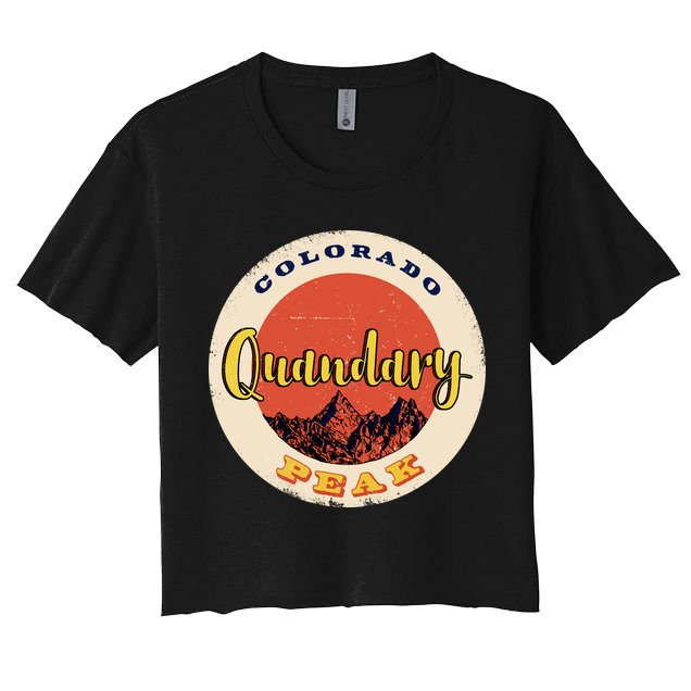Quandary Peak Colorado Crop Top