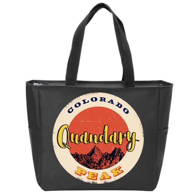 Quandary Peak Colorado Zip Tote Bag