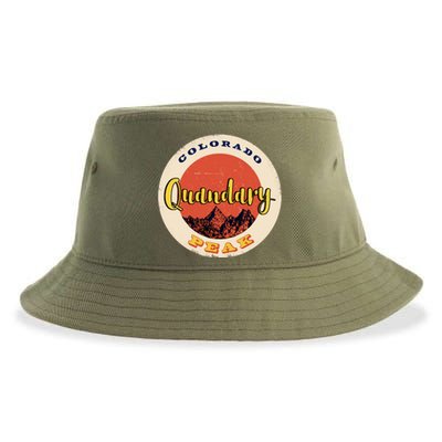 Quandary Peak Colorado Sustainable Bucket Hat