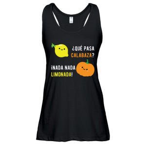 Que Pasa Calabaza Nada Nada Limonada Spanish Gift Ladies Essential Flowy Tank