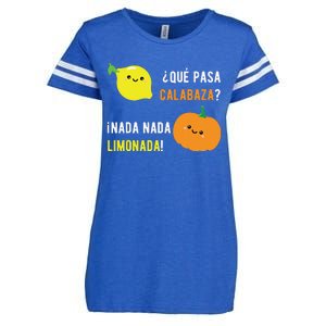 Que Pasa Calabaza Nada Nada Limonada Spanish Gift Enza Ladies Jersey Football T-Shirt