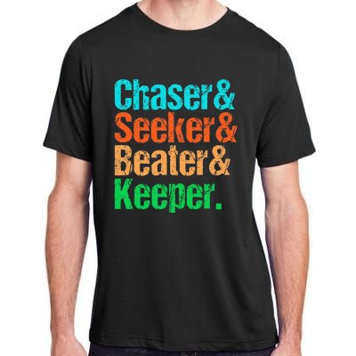 Quadball Positions Chaser Seeker Beater Keeper Adult ChromaSoft Performance T-Shirt