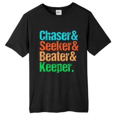 Quadball Positions Chaser Seeker Beater Keeper Tall Fusion ChromaSoft Performance T-Shirt