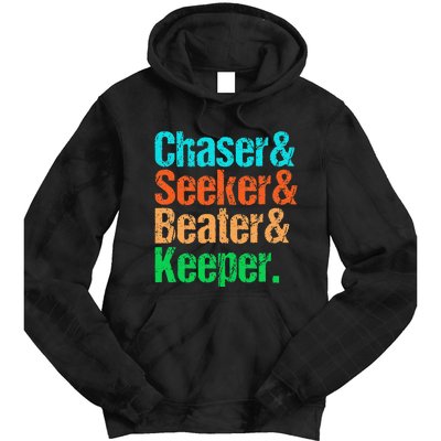 Quadball Positions Chaser Seeker Beater Keeper Tie Dye Hoodie