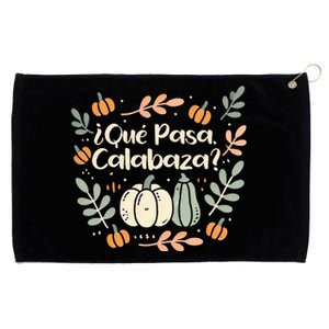 Que Pasa Calabaza Halloween Spanish Teacher Grommeted Golf Towel