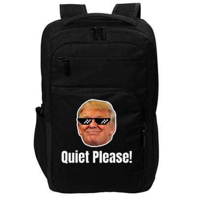 Quiet Please Donald Trump & Kamala Harris Debate Impact Tech Backpack