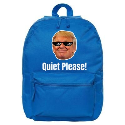 Quiet Please Donald Trump & Kamala Harris Debate 16 in Basic Backpack