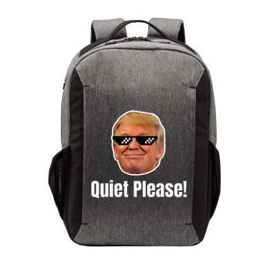 Quiet Please Donald Trump & Kamala Harris Debate Vector Backpack