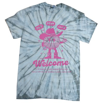 Queer Pop Fan Retro Pony Club Tank Top Tie-Dye T-Shirt