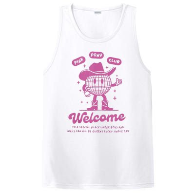 Queer Pop Fan Retro Pony Club Tank Top PosiCharge Competitor Tank