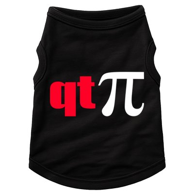 Qt Pi Funny Pi Math Nerdy Geek Humor Pi Day Cool Humor Great Gift Doggie Tank