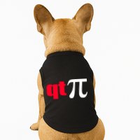 Qt Pi Funny Pi Math Nerdy Geek Humor Pi Day Cool Humor Great Gift Doggie Tank